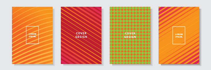 colorful modern cover template future design style material background
