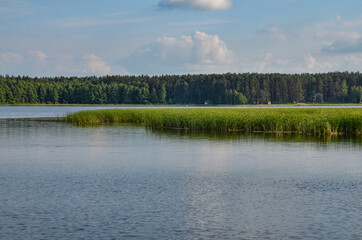 scenic view of Suja Lake in Polatsk region, Belarus © ssmalomuzh