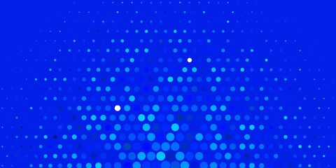 Dark BLUE vector backdrop with dots.