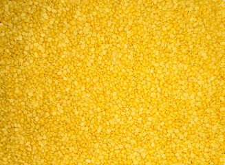 texture of yellow Spilt Lentil, Moong Dal, Mogar, Spilt Dal