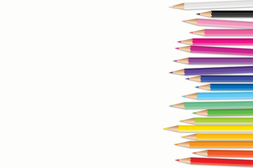 Creative, fashionable, minimalistic, school or office workspace. Flat lay. vector design EPS10.