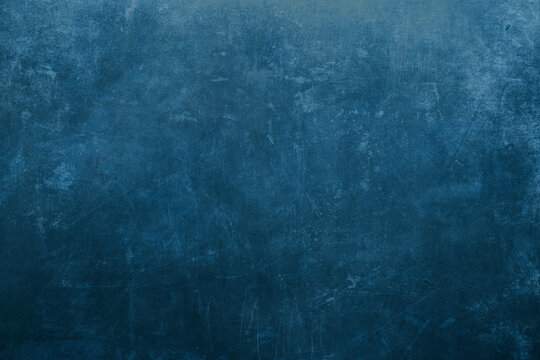 Blue Scratched Grunge Background