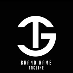 TG initials logo, name initials logo, company initials logo, person initials logo.