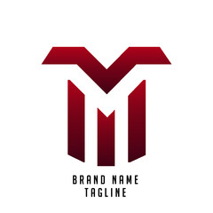 TM initials logo, name initials logo, company initials logo, person initials logo.