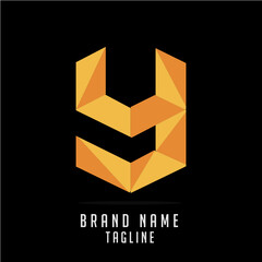 Y initials logo, name initials logo, company initials logo, person initials logo.