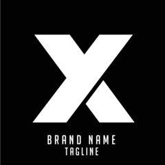 X initials logo, name initials logo, company initials logo, person initials logo.