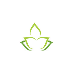 Leaf  ecology Logo Template vector