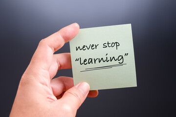 Never Stop Learning, Reading Notice Note