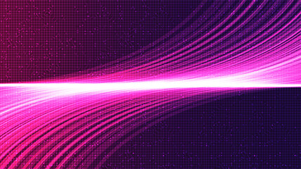 Purple Light Technology Background,Hi-tech Digital and sound wave Concept design,Free Space For text in put,Vector illustration.
