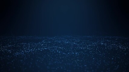 Abstract digital particle wave and light abstract background ,animation cyber or technology background.	