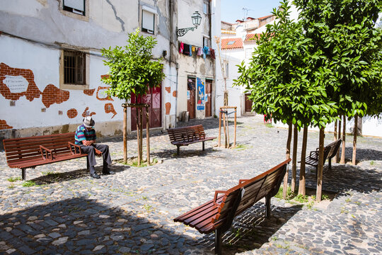 Old moorish quarter in Lisbon
