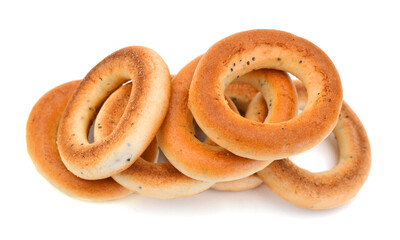 Bagels isolated on a white background