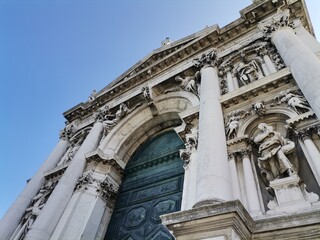 Fototapeta premium detail of the facade of the cathedral
