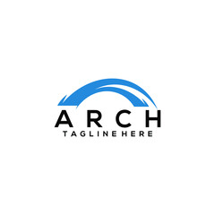 arch logo template vector