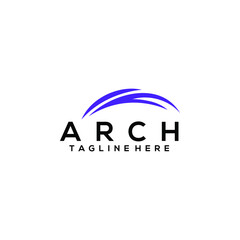 arch logo template vector