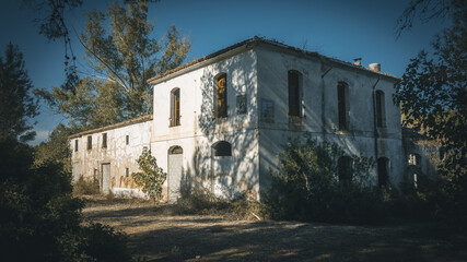 Abandoned houses and buildings