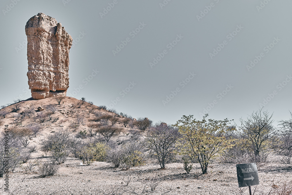 Wall mural Beautiful landscape view in Namibia, Africa