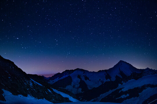Stars above the alps