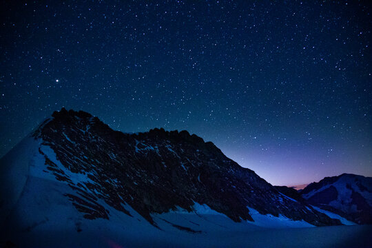Stars above the alps