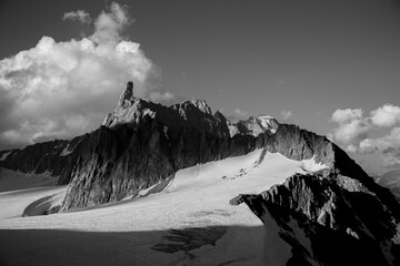 Mountain in the french alps chamonix