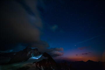 Stars above the alps