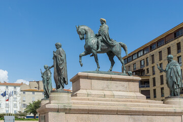 Statue von Napoleon Bonaparte in Ajaccio