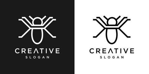 Ant logo design template