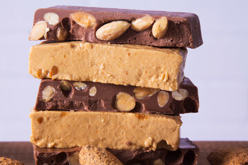 almond nougat, traditional Christmas dessert