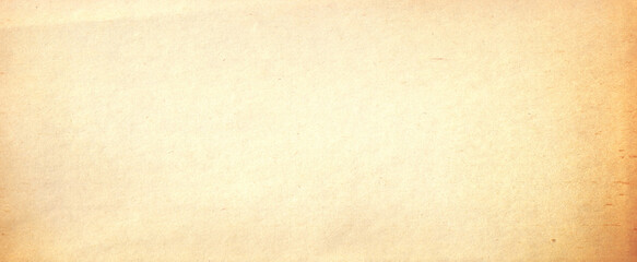 Old brown paper parchment background design with distressed vintage stains and ink spatter and white faded shabby center, elegant antique beige color