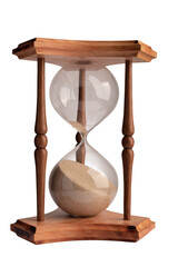 hourglass isolated on white