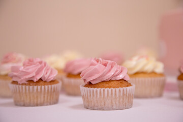 Baby shower cupcakes