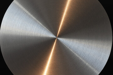 reflections on machined metal surface as background pattern