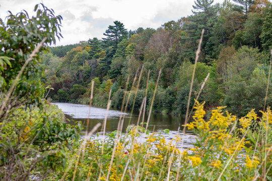 The Lamoille River In Vermont.