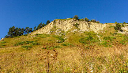 Autumn mountains, a place for nature lovers and tourists on a Sunny day in the bosom of nature.