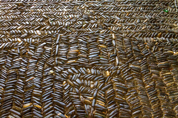 kunstvolle Steinmuster