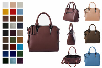 An example of a catalog of women's handbags