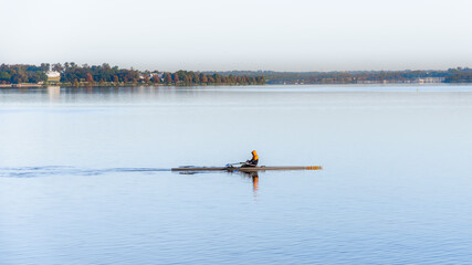 Sculling on White Rock Lake © Tim Drake