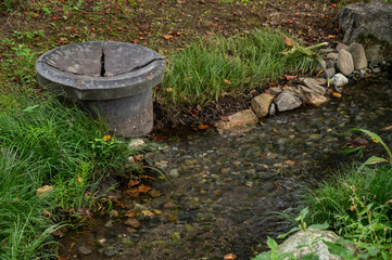 安曇野市の漉し井戸