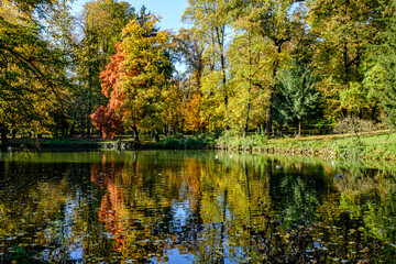 Fototapeta premium Monza, parco cittadino