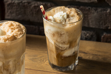 Homemade Brown Cow Ice Cream Float