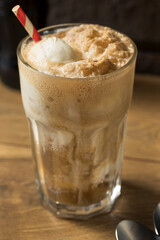 Homemade Brown Cow Ice Cream Float