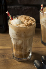 Homemade Brown Cow Ice Cream Float