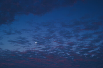 wschód słońca niebo chmury natura kolory © Piotr