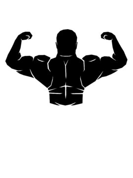 Muskeln Zeigen Design 