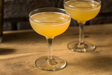 Boozy Refreshing Cognac Between the Sheets Cocktail