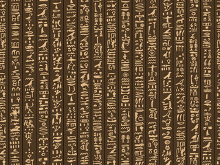Egypt hieroglyphs, seamless pattern for your design