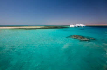 Fototapeta na wymiar Scenic Bay of Islands, Egypt, Sharm El Sheikh.