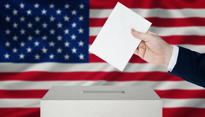 Vote election day in United States of America.