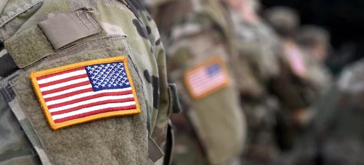 Veteranen-Tag. US-Soldat. Armee der vereinigten Staaten. Die Streitkräfte der Vereinigten Staaten. Amerikanisches Militär © Bumble Dee