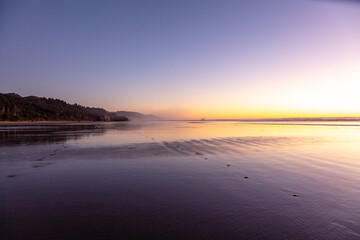 Obraz premium sunset over the sea Oregon coast